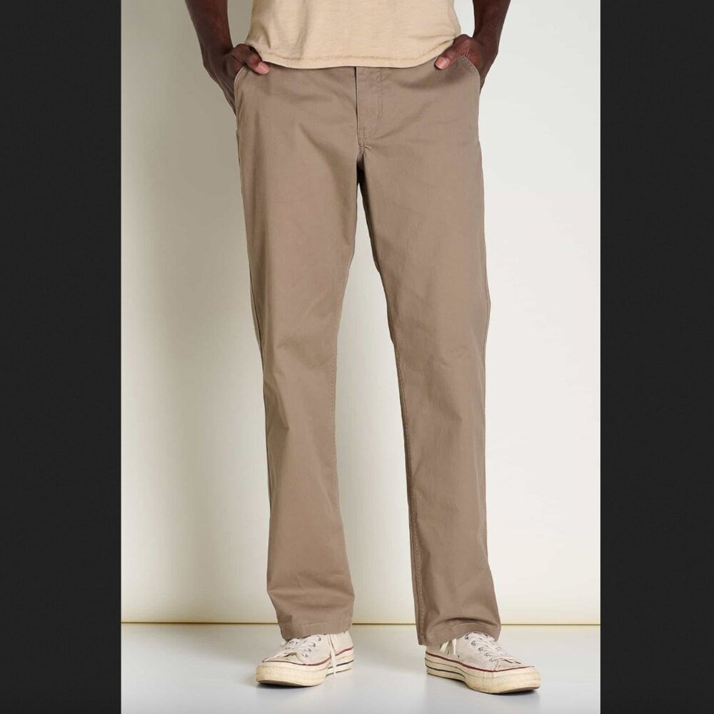 Toad & Co Men's Mission Ridge Pant sz 38" x 30"  Dark Chino  (16)